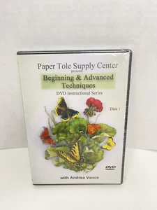 Learn Paper Tole DVD Beginning & Advanced Techniques Brand NEW - Imagen 1 de 3