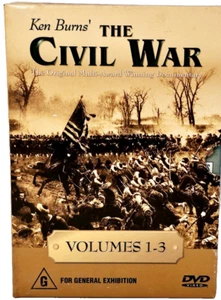 Ken Burns Civil War Vol 1–3 DVD Set (R4, 1990) PBS History Documentary AUS VGC - Picture 1 of 7