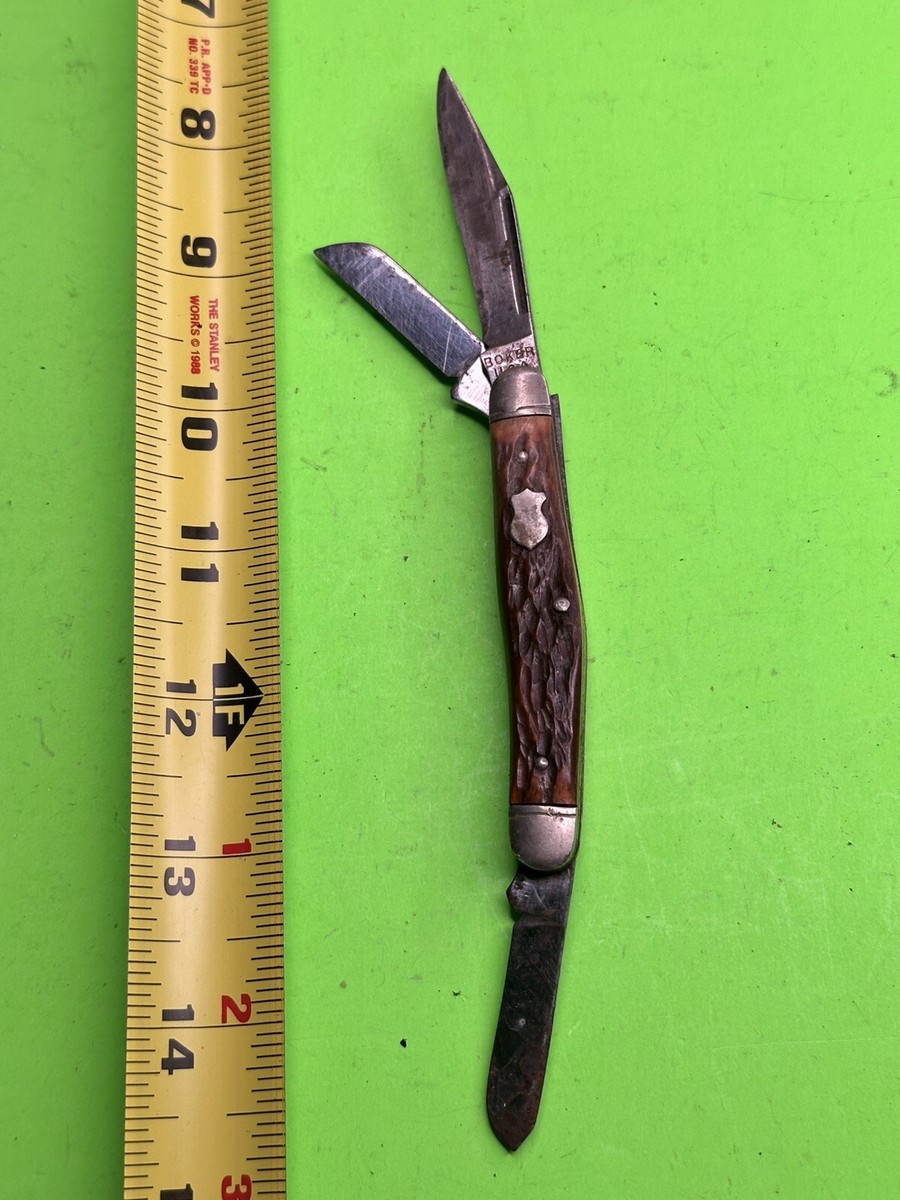 Böker Bone Handle Collectible Modern Folding Knives 3 Blades Böker Bone Handle Collectible Modern Folding Knives 3 Blades