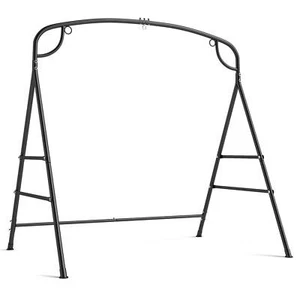 Swing Stand for Porch Heavy-Duty Metal Swing Frame with 2 Hanging Rings - Picture 1 of 10