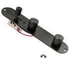 Musiclily Black 32mm Width Prewired Loaded Control Plate For Telecaster Guitar