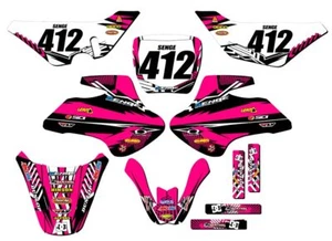2000-2006 JR 50 MAYHEM Pink Senge Graphics Kit Compatible with Suzuki - Picture 1 of 10