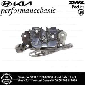 Genuine OEM 81130T6000 Hood Latch Lock Assy for Hyundai Genesis GV80 2021-2024 - Picture 1 of 2