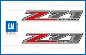 (2x) 14-17 Z71 Off Road Decals - F stickers Parts Chevy Silverado GMC Sierra 4x4 - Picture 1 of 3