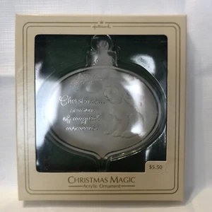 Hallmark “Christmas Magic” Acrylic Ornament - Picture 1 of 3