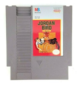 Jordan vs Bird One on One NES 1989 Cartridge Only Cleaned Tested Working