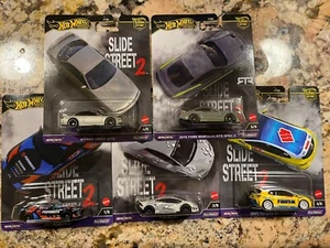 Hot Wheels Premium Car Culture "Slide Street 2" Set of 5, 1:64 Cars FPY86-959H - Picture 1 of 6
