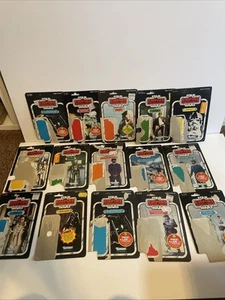 Vintage Kenner Star Wars Figure Card Back Lot Of 15 Empire Strikes Back ESB - Picture 1 of 19