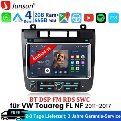 DAB+ Für VW Touareg 7P 2010-2018 Autoradio Apple CarPlay Android GPS Navi DSP FM - Bild 1 von 4
