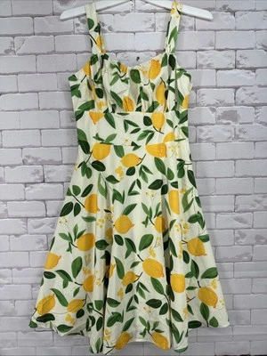 Belle Pocket Women’s Cocktail Dress Sleeveless Flared With Pocket M - Image 1 of 4