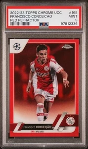 2022-23 Topps Chrome UCC Francisco Conceicao /5 PSA 9 Red Refractor - Bild 1 von 2