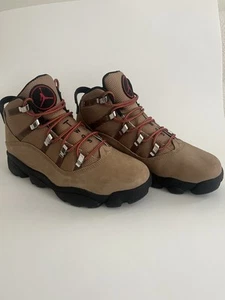 Nike Air Jordan Winterized 6 Rings Rocky Tan Black Red FV3826-202 Mens Size 9 - Picture 1 of 5