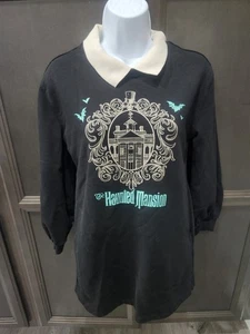 Disney Parks Haunted Mansion Brilla en la Oscuridad Sudadera Vestido Niñas Talla 13 Niños - Imagen 1 de 13