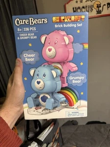 NEW-Brickcraft Care Bears CHEER BEAR & GRUMPY BEAR Brick Building Set 336 pcs - Foto 1 di 4