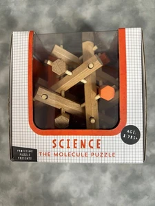 Professor Puzzle Wissenschaft Molekül Holz Brainteaser MINT Spielzeug Neu im Karton - Bild 1 von 5
