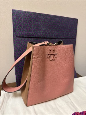 Bolso de Mano TORY BURCH MCGRAW Mediano Bucket Hobo - Color Exclusivo Foto 1 de 4