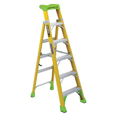 Louisville Fxs1406hd 6 Ft Fiberglass Stepladder, 375 Lb Capacity - Image 1 of 3
