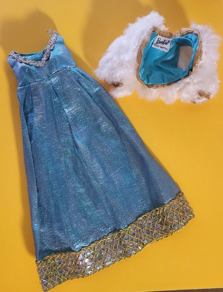 Vintage Barbie BLUE ROYALTY #1469 Vestido Bolero Chaqueta 1970 MOD ~ reparado  Foto 1 de 4