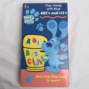 Blues Clues ABCs and 123s Nick Jr VHS 1999 - Picture 1 of 6