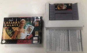 Caesar Palace mit Handbuch & Box (Super Nintendo Videospiel, SNES) - Bild 1 von 7