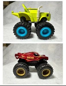 Die Cast 1:64 Scale Monster Jam Iron Man AND Fisher Price BLAZE and The Monsters - Picture 1 of 11