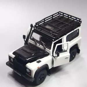 Per Land Rover ORV bianco 1/24 MODELLO PRESSOFUSO AUTO CAMION FINITO - Foto 1 di 11