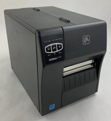 Zebra ZT220 ZT22042-D01000FZ Thermal Label Printer Tested Missing Clamp Handle - Image 1 of 4