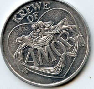 Mardi Gras Doubloon Krewe of Aladdin 2000 Aluminum