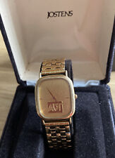 Vintage Jostens Gold plated Genuine  Ladies  Non working Award Service Watch