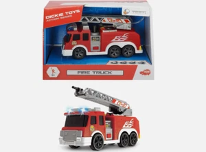 DickieToys roter Feuerwehrauto Kinderspielzeug mit manueller Wasserpumpe und Teleskopleiter - Bild 1 von 1