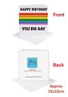 Happy Birthday You Big Gay Card #Caricatures #Pride Lbgtq