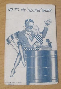 Vintage 1927 freche Ausstellung Arcade Karte ~ 'Chef & Sekretär' ~ Mutoskop ~ - Bild 1 von 5