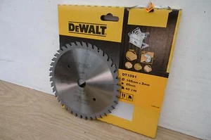 DEWALT DT1091 165MM X 20MM 40T TCT BLADE FOR 18V 28V CORDLESS PLUNGE SAW - Picture 1 of 1