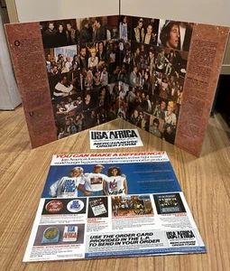 We Are the World Original Vinyl LP Various Artists COLUMBIA USA FOR AFRICA 1985 - Picture 1 of 12