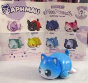 Aphmau & Friends Mystery MeeMeows Surprise Mini Figure Litter 5 Blue PIERCE Cat - Picture 1 of 8