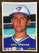 1990 SCD Baseball Card Pocket Price Guide Monthly #27 JOHN OLERUD E5020320