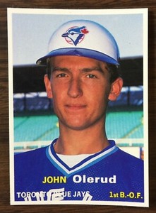 1990 SCD Baseball Card Pocket Price Guide Monthly #27 JOHN OLERUD E5020320