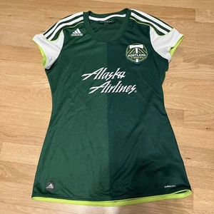 Adidas Portland Timbers MLS Soccer Home 2011/12 Green Jersey Women’s Medium M - Picture 1 of 15