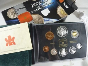 CANADA DOUBLE DOLLAR SILVER 2000 SPACE VOYAGER DISCOVERY WITH COA - Picture 1 of 4