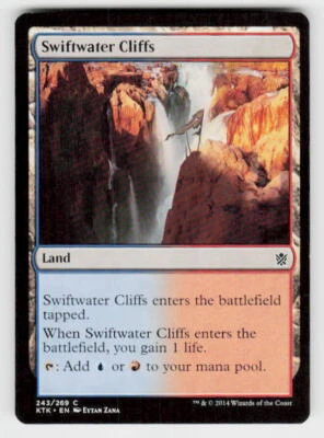 Khans of Tarkir #243 Swiftwater Cliffs - Image 1 of 2