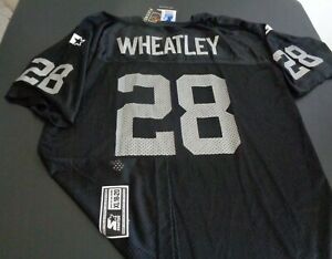 TYRONE WHEATLEY Oakland RAIDERS Vintage STARTER Replica Youth XL Jersey NFL New