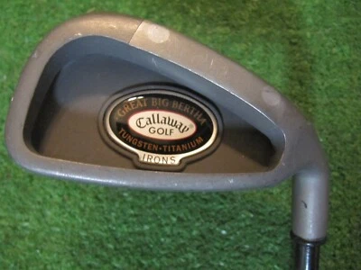 CALLAWAY GREAT BIG BERTHA TUNGSTEN TITANIUM 3 IRON, CALLAWAY RCH96 R FLEX GRAPH. - Image 1 of 4