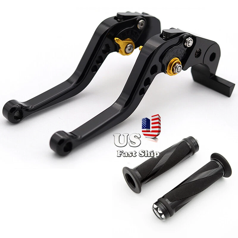 Empuñaduras de embrague de freno cortas CNC para EX250 Ninja 250 2000-2007 2001 2002 2003 Foto 1 de 4