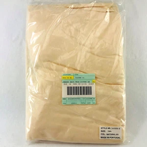 Sábana Ajustable Jersey Tejido Doble Amarillo Claro Suave Elástica Natural Nuevo de Colección - Imagen 1 de 3