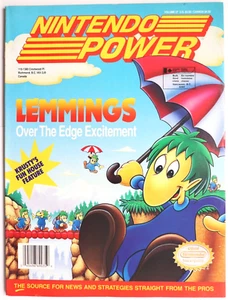 Nintendo Power Magazine #37 June 1992 Lemmings + Ultra Bots Poster FINE F4 - Picture 1 of 7
