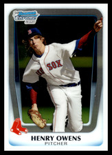 2011 Bowman Draft Picks & Prospects Henry Owens #BDPP67 Red Sox Chrome