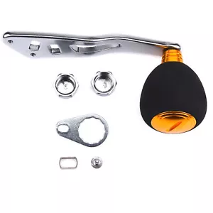 Reel Replacement Power Handle Knob Raft Fishing Reel Handle Tackles Gold - Picture 1 of 11