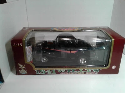 Road Legends 1941 Willys Gasser Hot Rod Coupe 1:18 Scale Diecast Model Car - Image 1 of 4