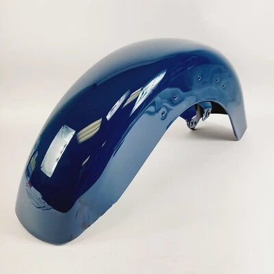 Harley Davidson 14-23 Touring Ultra Limited Front Fender Billiard Teal DENTED - Image 1 of 4