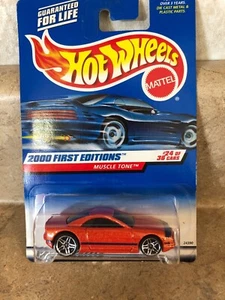 Hot Wheels Muscle Tone 2000 First Editions #24390 New in Pack 1999 Org 3+ 1:64 - Picture 1 of 3